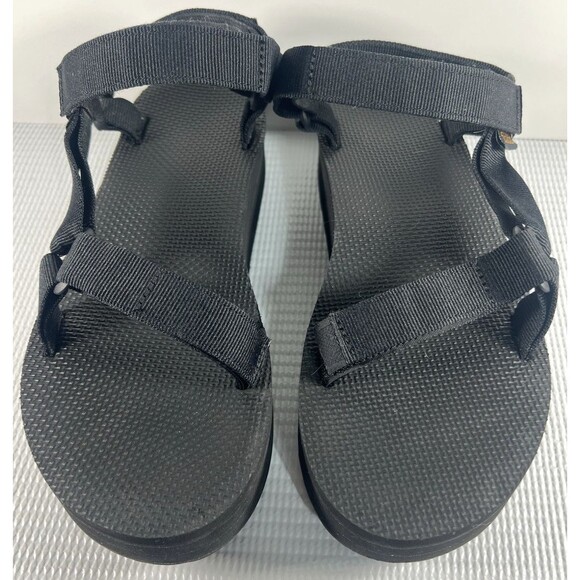Teva Shoes - Teva Women Platform Strappy Sandals Flatform Universal Size US 10 Black/Black